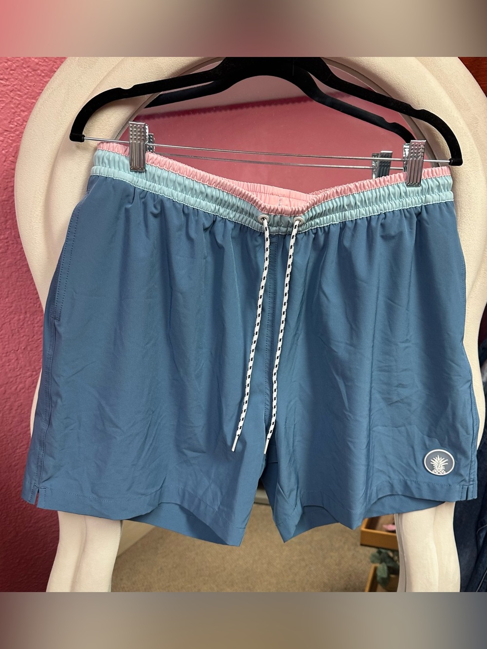 Chubbies Blue Drawstring Swim shorts